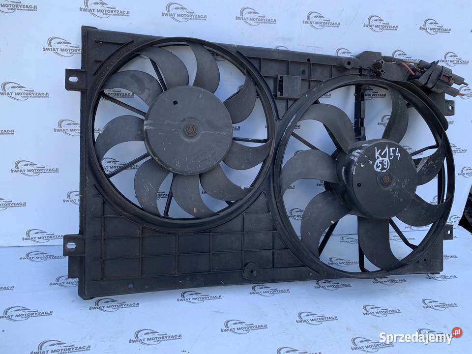 VW GOLF VI 09r wentylator chłodnicy 1K0121207T Rok produkcji 2009 Kielce