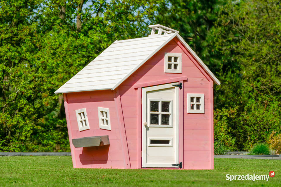 Drewniany domek ogrodowy dzieci Zabawki ogrodowe małopolskie Trzemeśnia