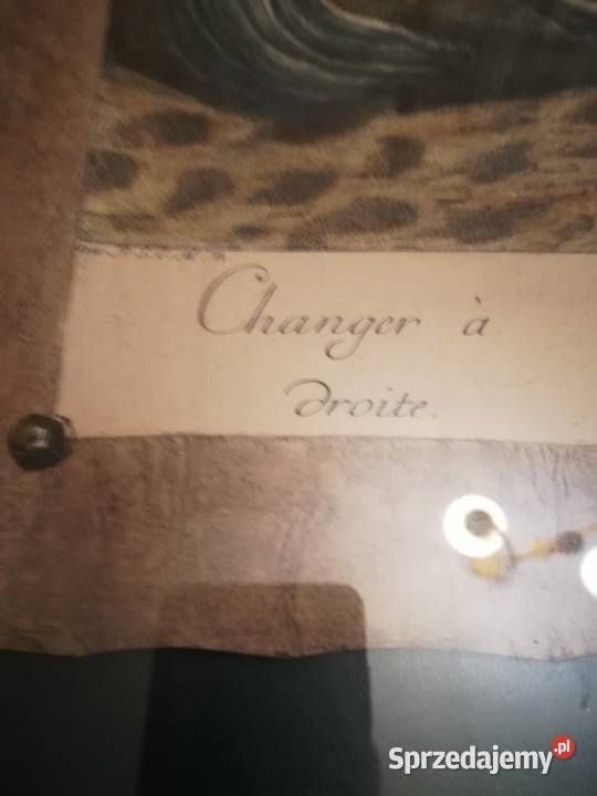 Przepiękna litografia barwiona Ridinger Pruszków