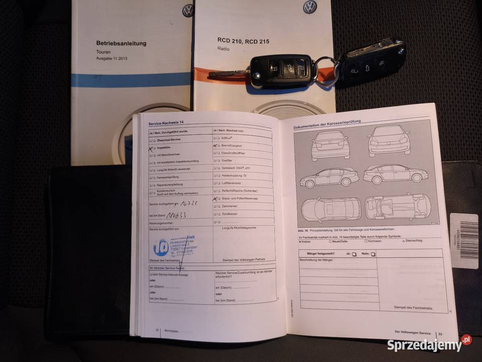 VW Touran bezwypadkowy przygotowany do śląskie Drogomyśl