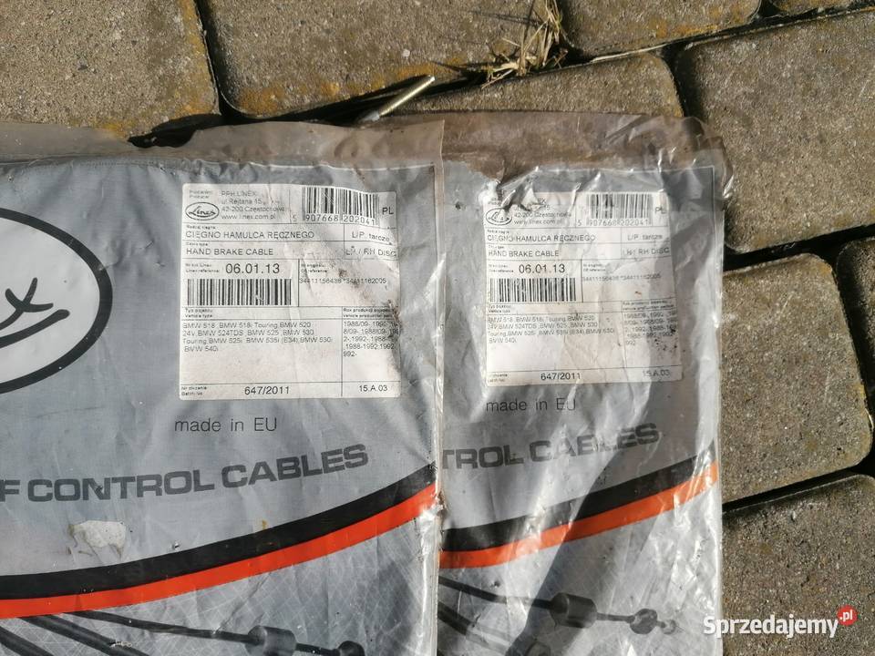 BMW e34 linki hamulca ręcznego Polskiej firmy mazowieckie Piaseczno