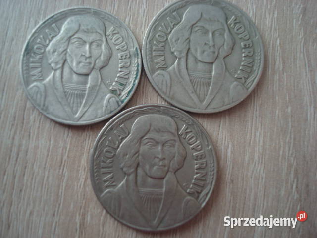 3x Mikołaj Kopernik 10 zl Bądkowo