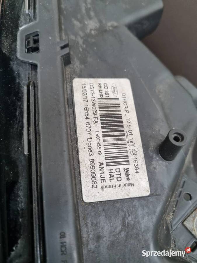 Lampa ford Mondeo mk5 prawa przód wielkopolskie Oborniki