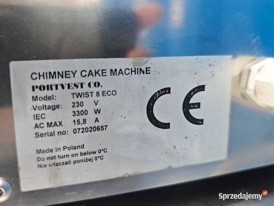 Piec do kołaczy węgierskich PORTVEST TWIST 8 ECO śląskie Góra