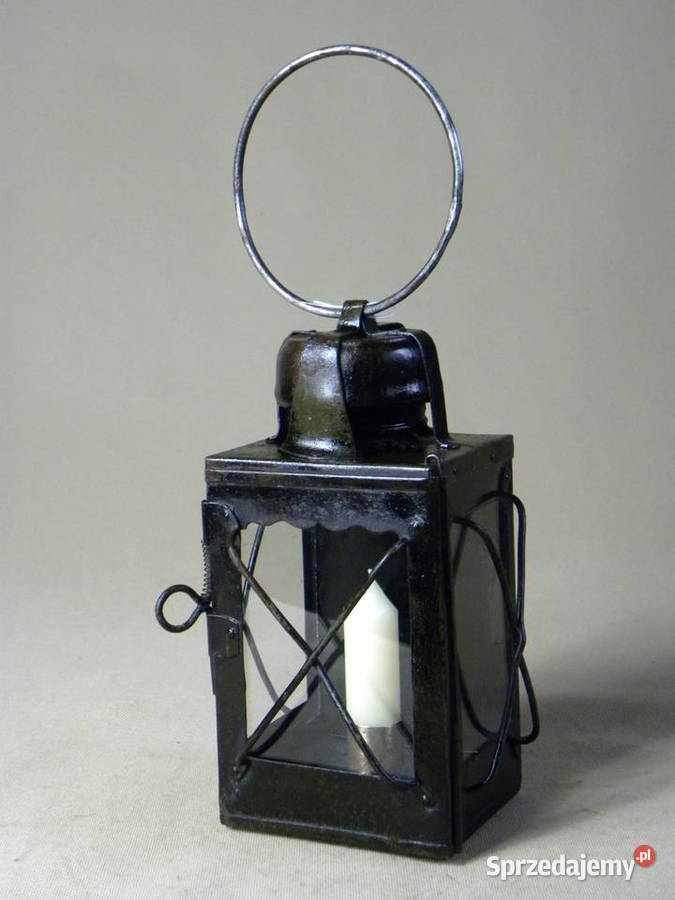 Niemiecka lampa świecowa Gerorga Mullera przełom Legnica