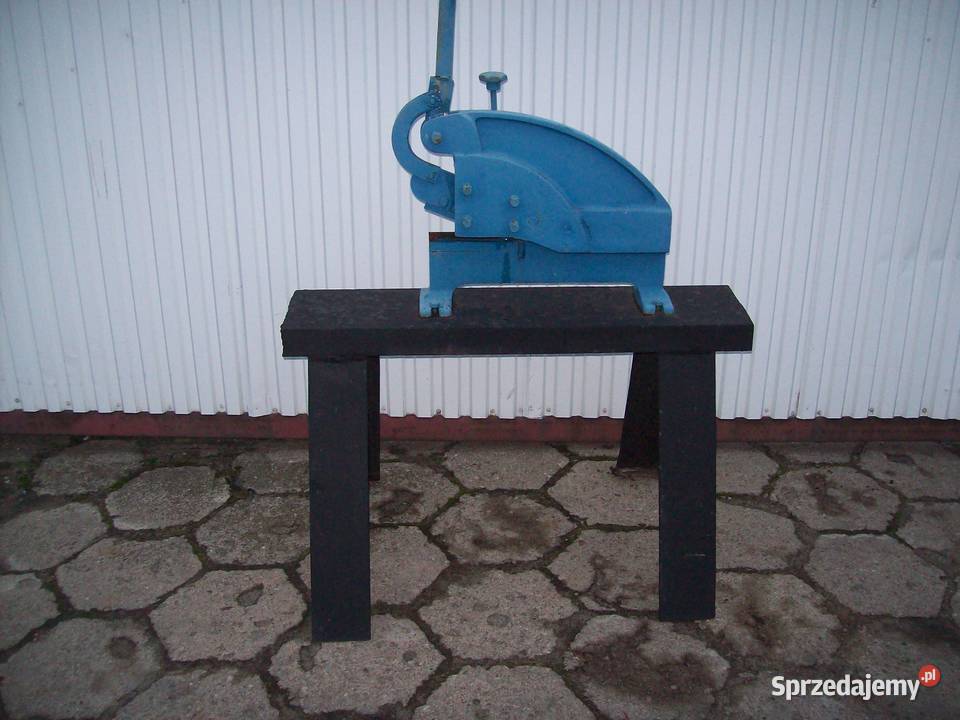 Gilotyna do drutu blachy ręczna duża długość sprzedam