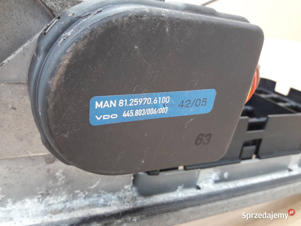 MAN POTENCJOMETR GAZU GWARANCJA 81259706100 lubuskie Bieleń