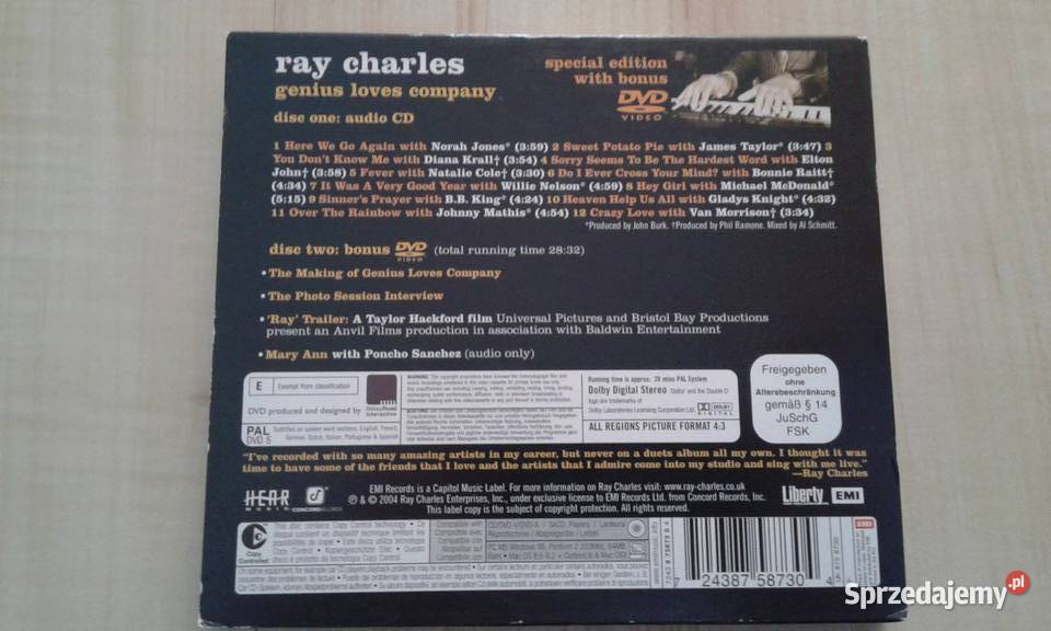 Ray Charles Genius Loves Company special edition Dręszew