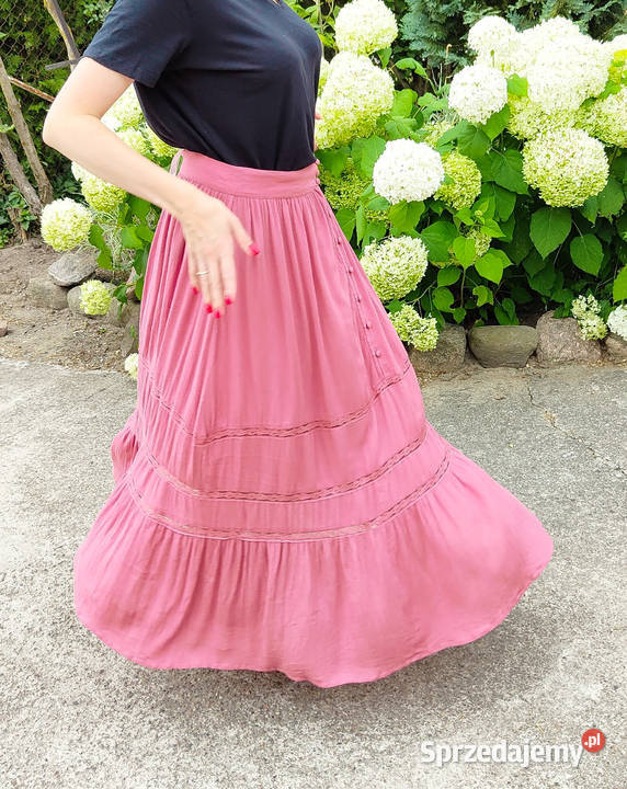 Nowa spódnica Asos 42 XL brudny róż różowa Szczecin