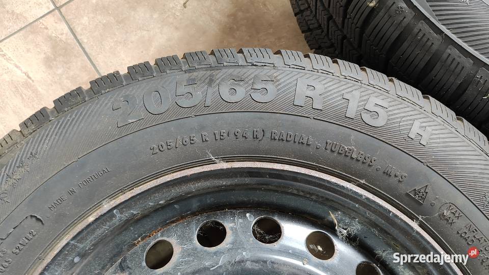opony 20565 r15 na felgach renault zima małopolskie Wawrzeńczyce