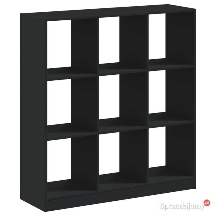Regał czarny 102x32x108 materiał drewnopochodny Warszawa