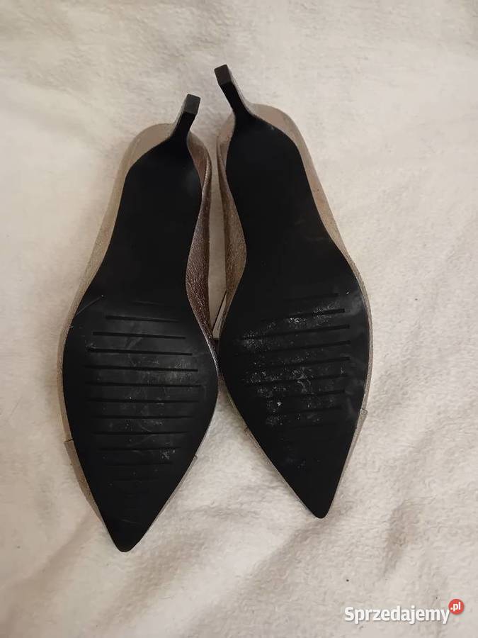 Buty zara raz założone kolor srebny Zara Moda i Styl Kraków