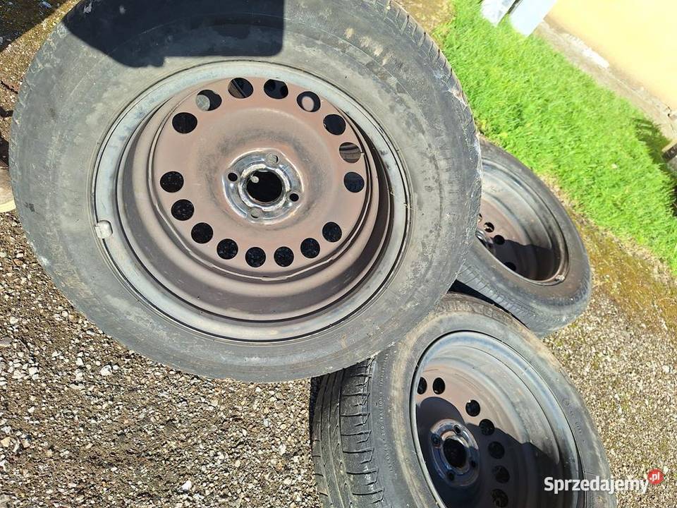 Felgi 6 12 Jx15H2 ET35 z używanymi oponami Kraków