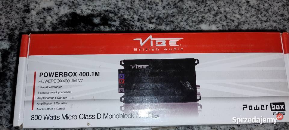 Nowy Vibe Powerbox 400 1MV7 wzmaczniacz mono