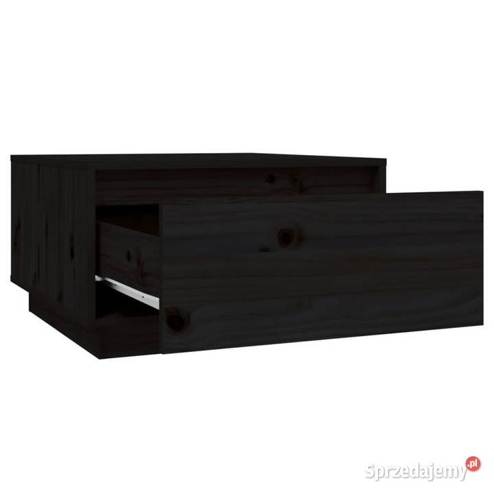 Stolik kawowy czarny 55x56x32 lite drewno mazowieckie Warszawa