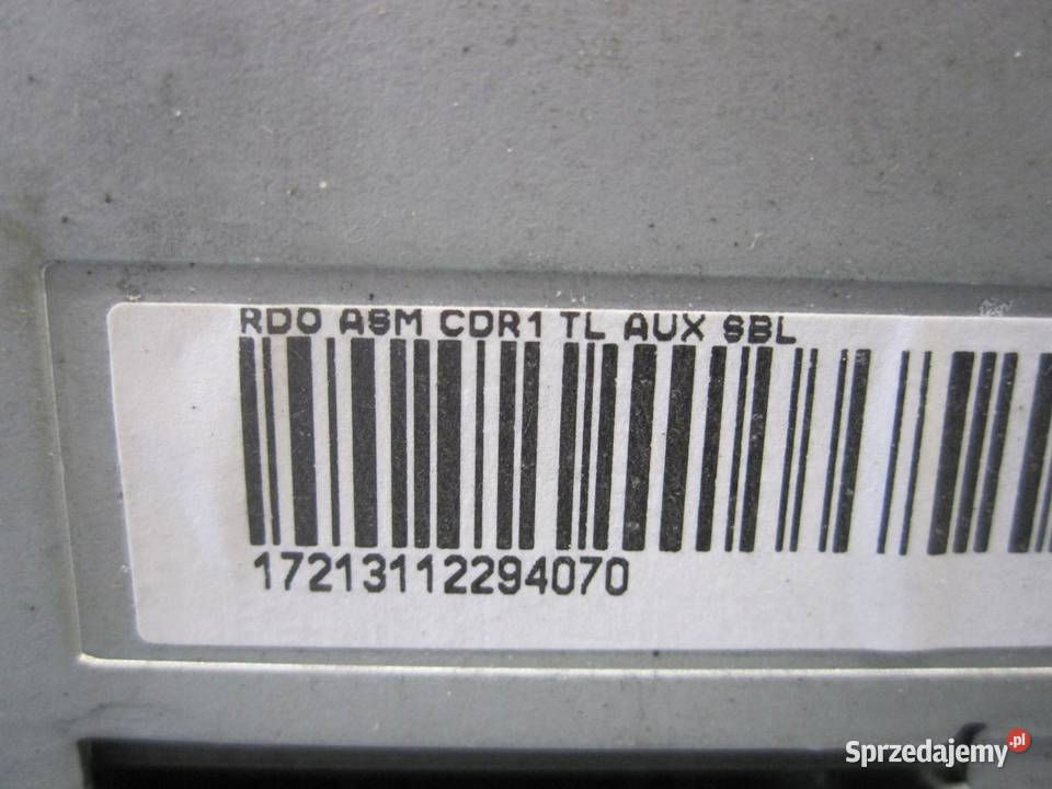 OPEL CORSA D LIFT 12r radio CD 13357160