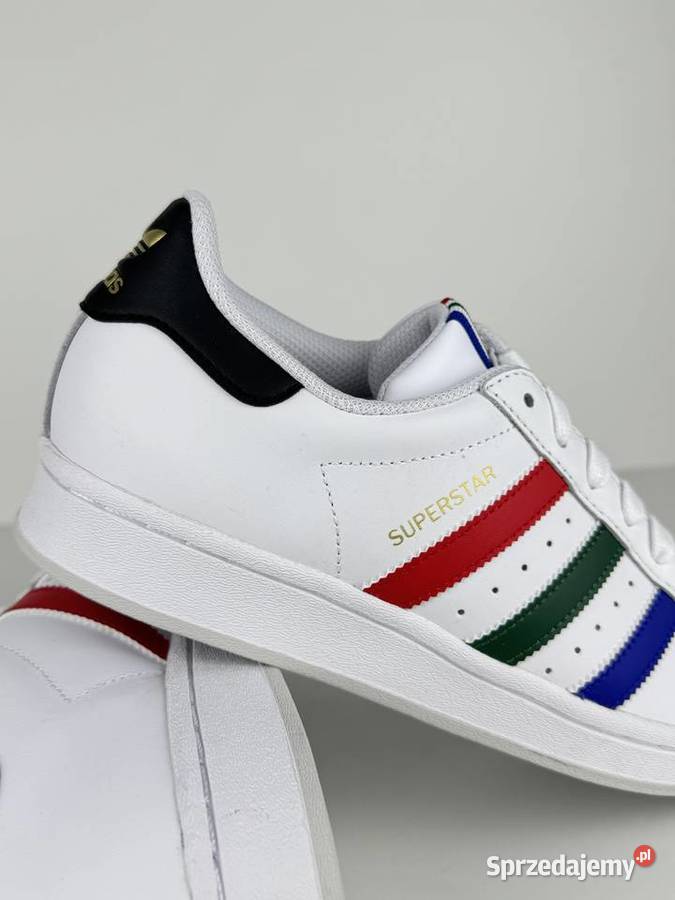 Adidas Superstar IF7821 r40 białe kolorowe paski 25cm Krasnystaw sprzedam