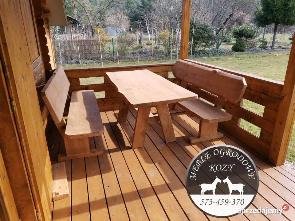 PROMOCJA Huśtawka drewniana z grubych bali plac Olesno