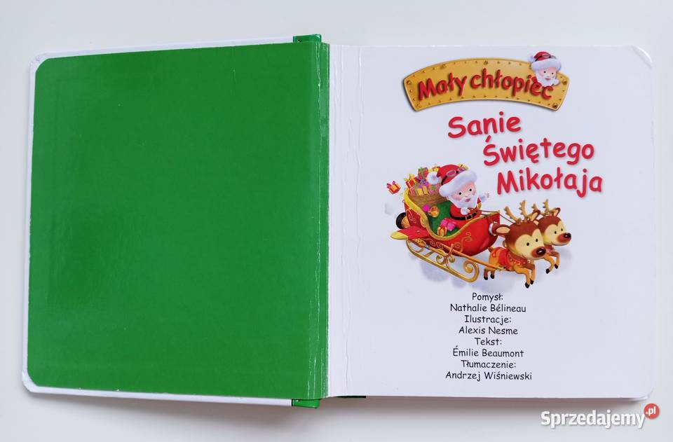 Sanie Świętego Mikołaja Natalie Belinau Bajki i wierszyki Katowice