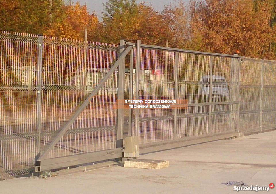 BRAMA PRZESUWNA 153 x 4 M OCYNKRAL BRAMY Gzin