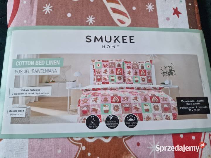NOWA Pościel świąteczna 220x200 bawełniana Wrocław