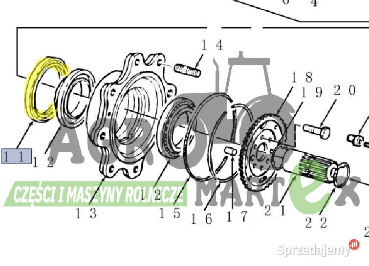 83992848 USZCZELKA 130x160x20 CNH