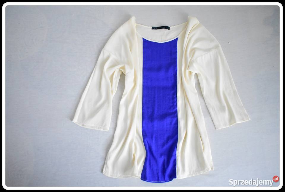 Zara basic kremowa lekka bluzka rozmiar 38 M Płock sprzedam