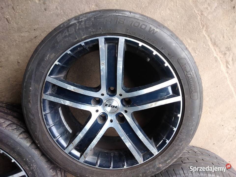 Alufelgi 5x120 24545r18 bmw czarno srebrne Michałów