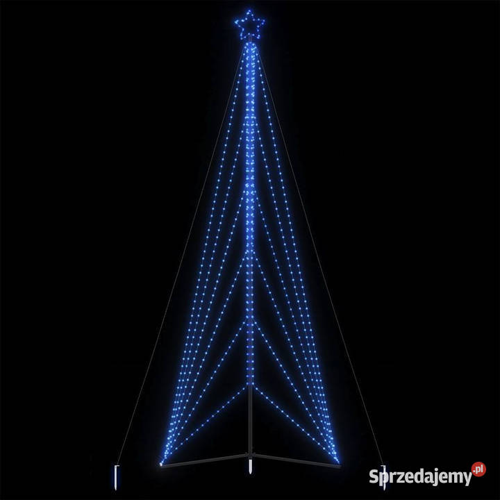 Lampki choinkowe 861 niebieskich LED 478 Warszawa