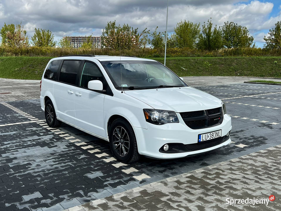 Dodge Grand Caravan GT 2018 LPG 7os biały kamera cofania Lublin