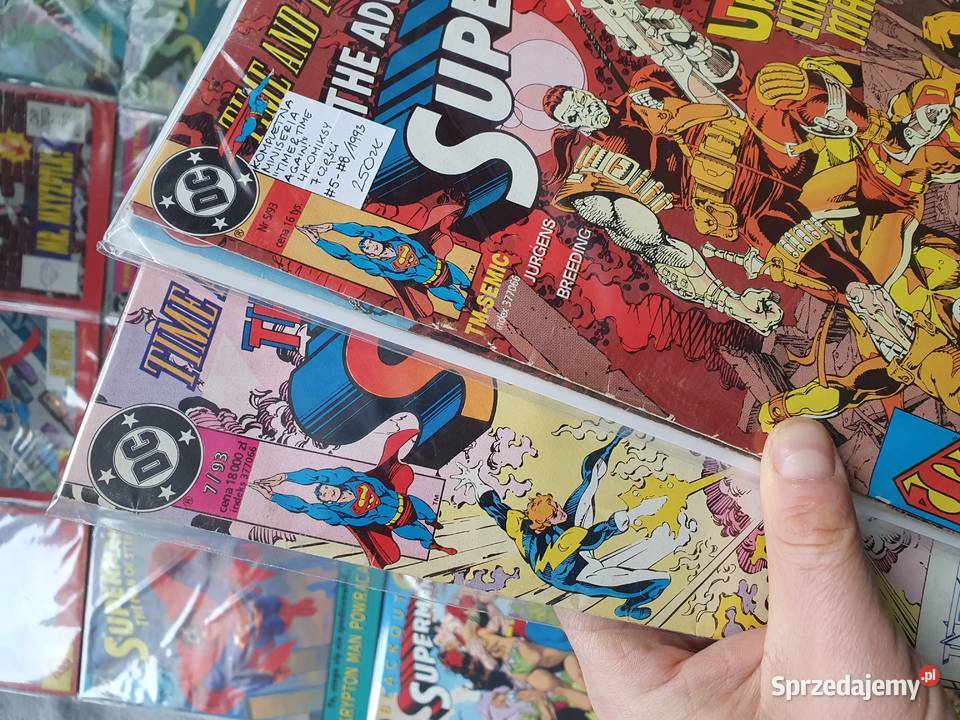 Superman zestaw 70 komiksów wyd TMSemic lata Gdynia