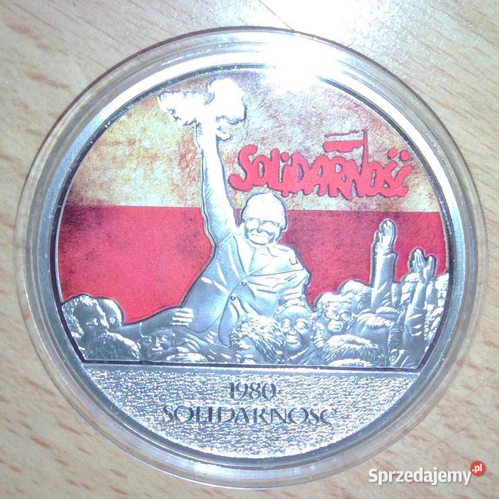 Medal Moneta Srebro Certyfikat Wałęsa Mieszko I śląskie Sosnowiec