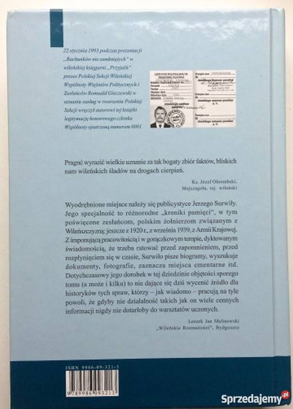 RACHUNKÓW NIE ZAMYKAMY JERZY SURWIŁO