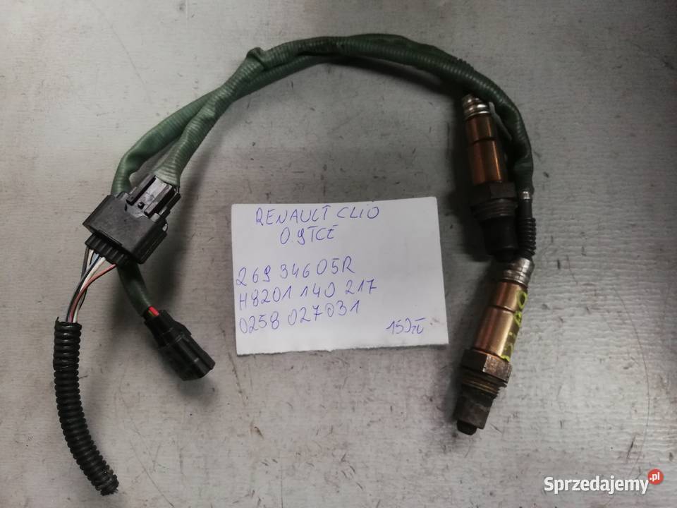Sonda Lambda Renault Clio 09 TCE 0258027031 Części samochodowe