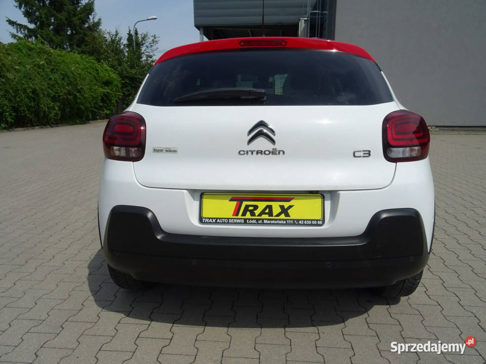 Citroen C3 12 110 SHINE Krajowy Pierwszy nieuszkodzony Łódź
