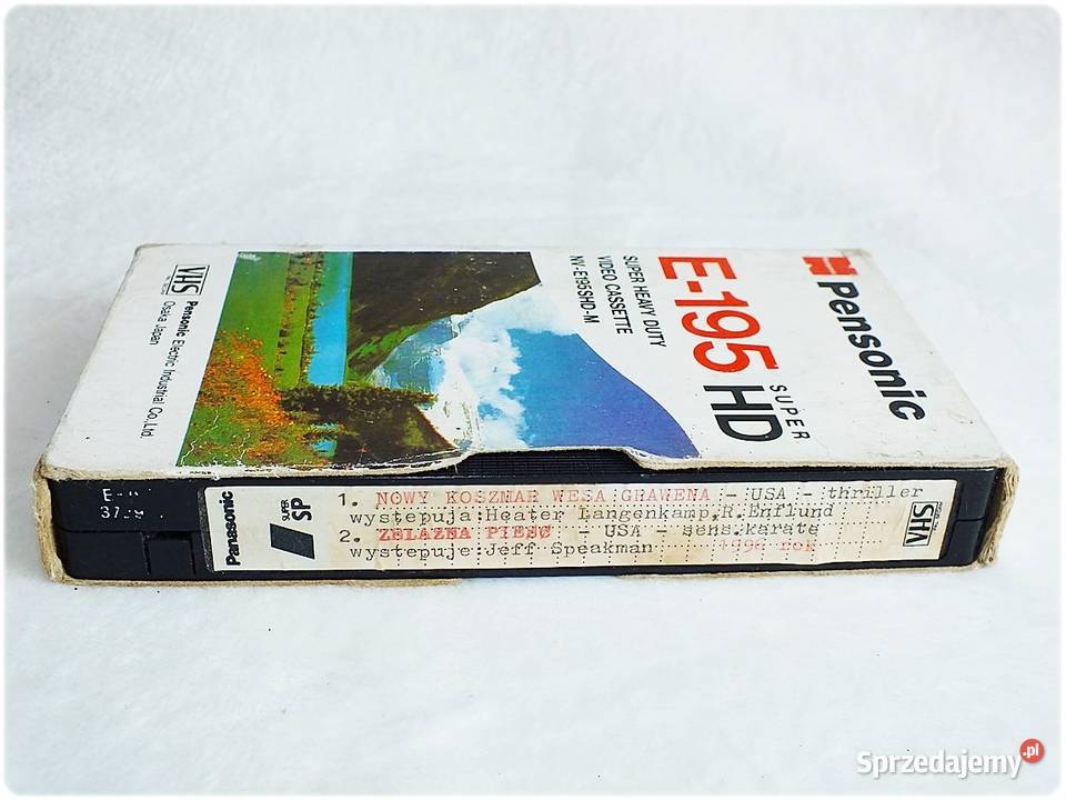 Kaseta VHS PENSONIC 180min Film Nowy Koszmar lubuskie Żary