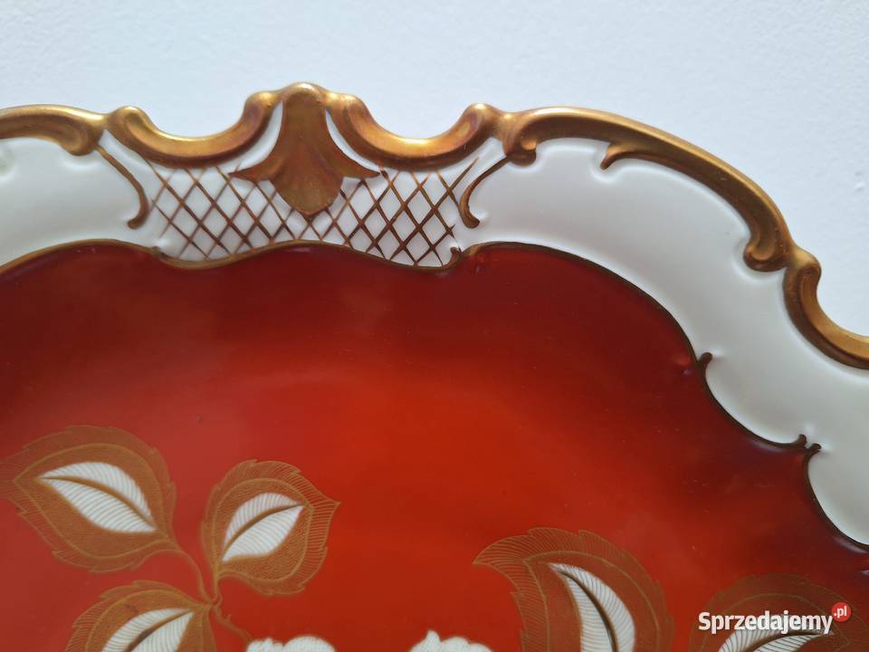 Patera talerz dekoracyjny porcelana Reichenbach Gdańsk