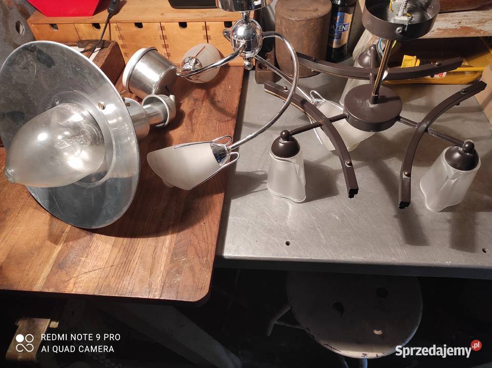 żyrandole 3 całość Dom i Ogród Lubin