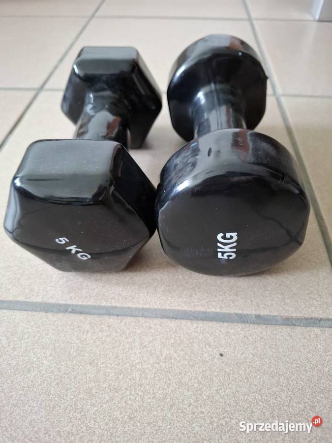 Hantle fitness winylowe Casall 2x5 wyprzedaż Sprzęt do ćwiczeń Wałcz