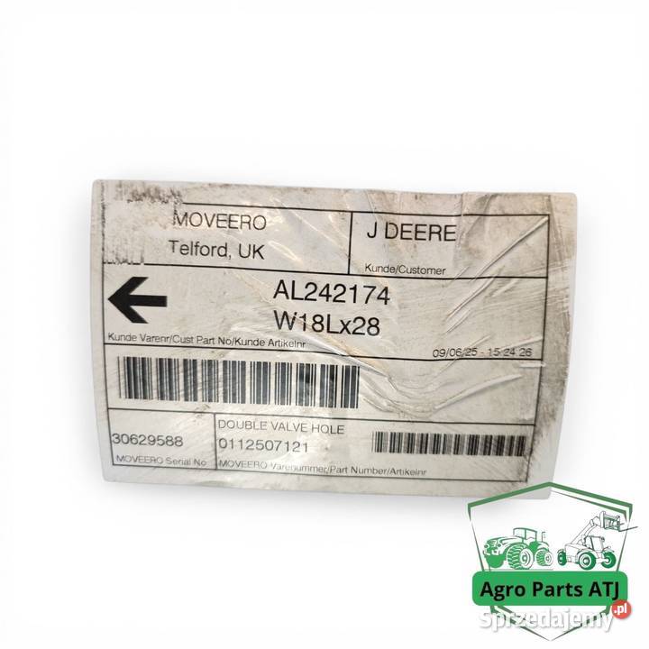 John Deere 6155R AL242174 Felga R28 TW18LX28 Pozostałe Ciechanowiec