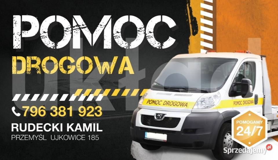 Pomoc Drogowa Przemyśl 247 Laweta Przemyśl KAMIL