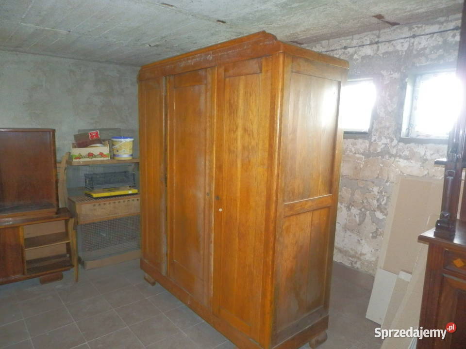 Stara szafa dębowy antyk Stoki Małe sprzedam
