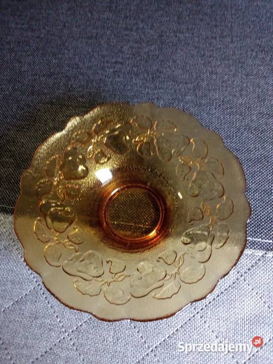 Piękna bursztynowa salaterka Częstochowa