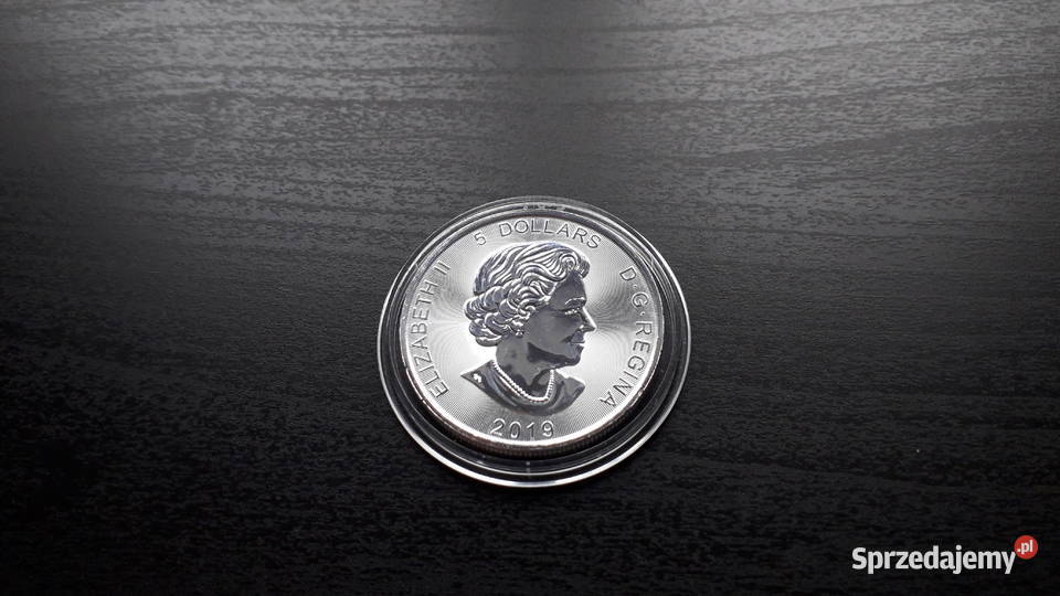 5 Dolarów KANADA 2019 Niedźwiedź GRIZZLY AgAu Pozostałe Łomazy