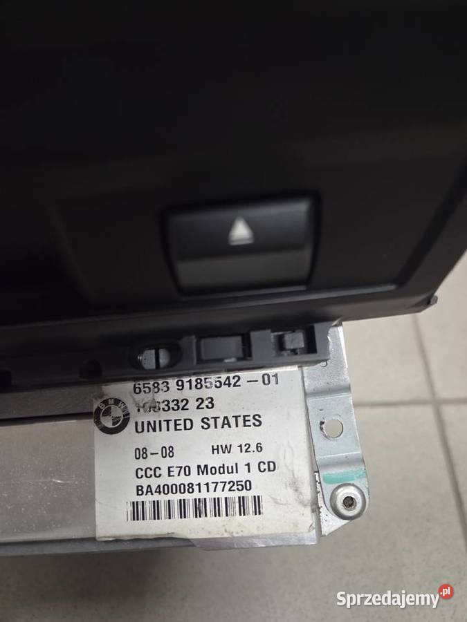 Radio DVD czytnik nawigacji BMW X6 X5 E70 E71