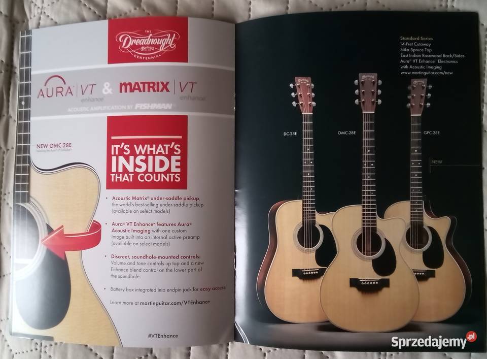 Martin 2016 guitar catalog Limited Editions sprzedam