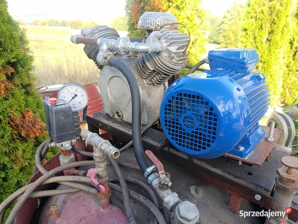 Kompresor 2 tłoki silnik 400V