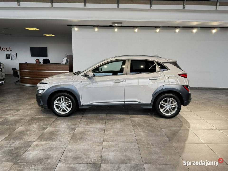 Hyundai Kona Style 10TGDI 120 DCT 2022 r salon I elektrochrom. lusterko wst. Myślenice sprzedam