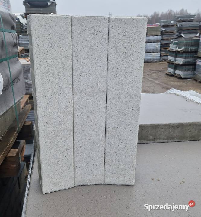 Palisada Betonowa Venetto 45x9 kolor biały Wielogóra sprzedam