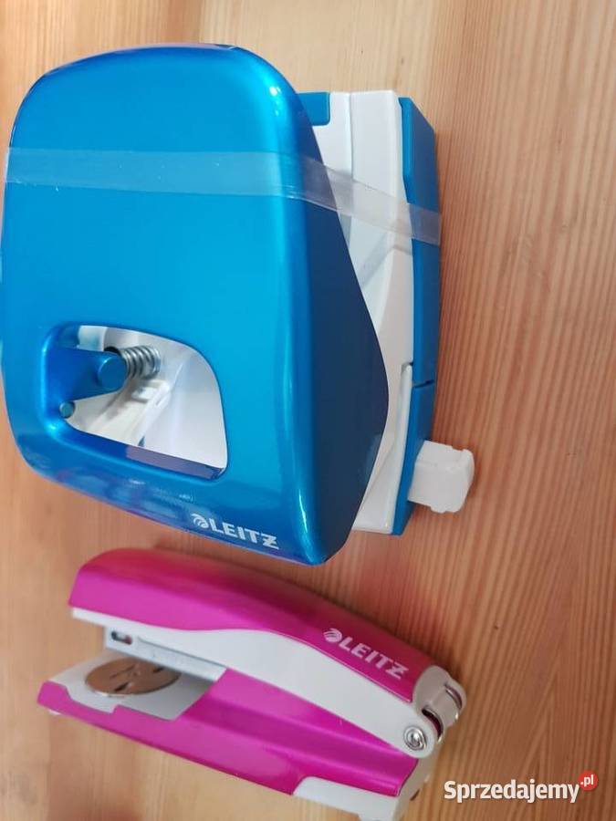 Dziurkacz Metalowy zszywacz Leitz niebieski Kielce
